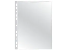 Geperforeerde Showtas A4 11-gaats Glashelder 50mic Pak 25 Stuks