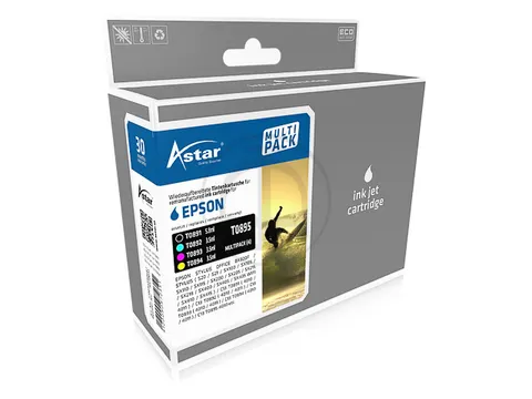 As70013 Astar Epson T0895 Sx Inkt Cmyk Rebuilt 4-Pack