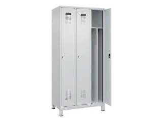 locker voor scheiding van kleding,HxBxD 1950x900x500mm,3vak - 1