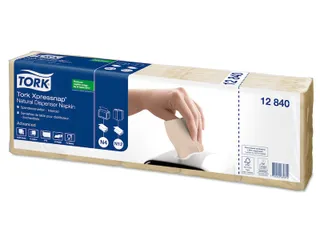 Tork 12840 Xpressnap dispenserservet naturel 1-laags - 2