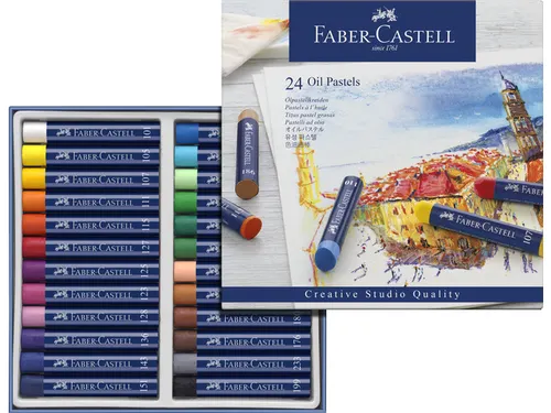 Fc Creative Studio oliepastelkrijt Etui 24 Stuks