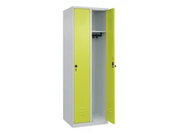 locker,HxBxD 1850x600x500mm,2vak,vak B 300mm,draaigrendel