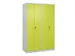 locker voor scheiding van kleding,HxBxD 1850x1200x500mm,4vak