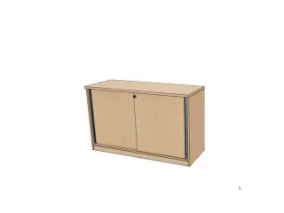schuifdeurkast,HxBxD 720x1200x445mm,NE-esdoorn - 1