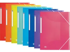 Urban elastomap A4 transparante kleuren