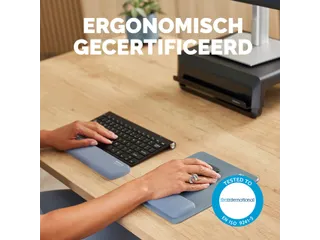 Polssteun Fellowes Breyta compact blauw 6x32cm - 14