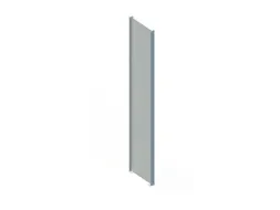 zijwand,v. inhaakstelling,HxD 3000x600mm,verzinkt,massief plaatstaal