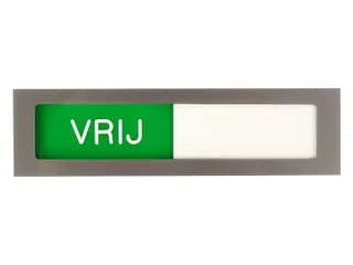 Infobord Deurbordje Niet Storen Groen Rood 150x40mm - 1