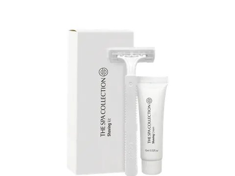 The Spa Collection Shaving Kit 250 stuks Scheerset in wit doosje