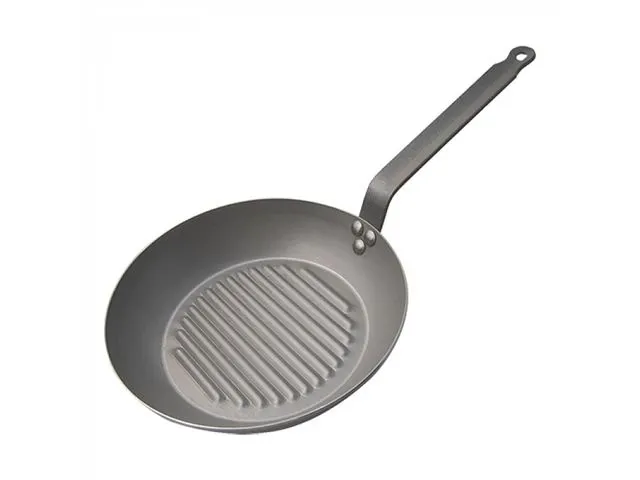 De Buyer Carbone Plus Ronde grillpan 30cm Plaatstaal