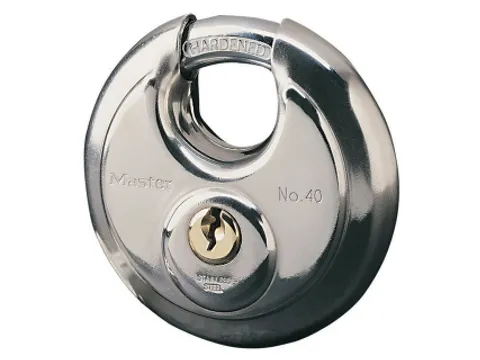 Cadenas Master Lock Disque support renforcé acier inoxydable 70mm