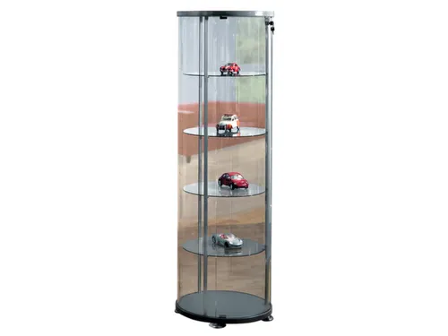 Vitrine Design 1800x545mm 4 Glazen Legborden Deksel/Sokkel Mdf
