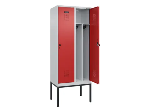 locker voor scheiding van kleding,HxBxD 2120x800x500mm,2vak