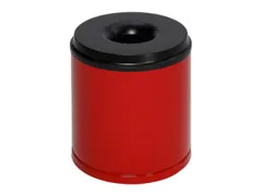 prullenmand zelfblussend 30 liter HxØ 390x375mm kop zwart rood