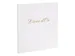 Livre d'or Balacron avec titre 140 pages blanches - 21x19 cm vertical