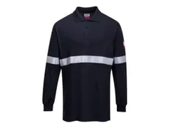 Polo Portwest FR03, bleu marine, taille S, la piece