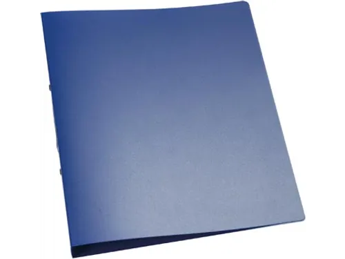 Ringmap A4 PP 2 Ringen 25mm Transparant Blauw
