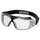 Uvex 9309.275 Pheos CX2 SONIC overzetbril, heldere lens, zwart montuur