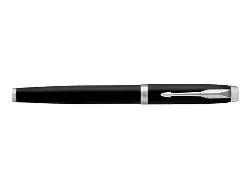 Parker IM Vulpen Matt Black CT Finish Fijn Blauwe inkt