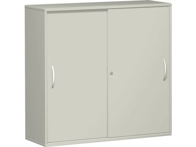 Schuifdeurkast 1150x1200x430mm Romp Lichtgrijs Decor Front Lichtgrijs