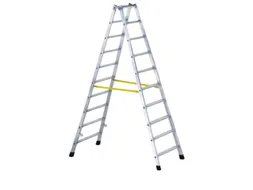 Boktrap Aluminium L 2 30M 2X10Treden Dubbelzijdig Uitvoering Nl