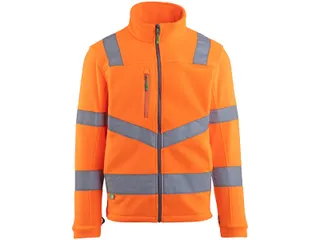 Fleece vest Arco Responsible Hi-Vis oranje maat S - 1