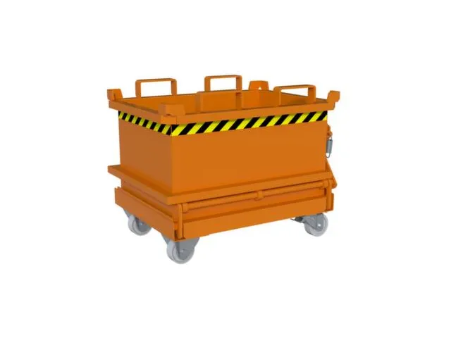 mini-bodemklepcontainer,HxLxB 625x600x800mm,0,13m³,inrijbeugel,staal