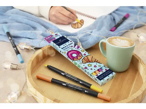 Sketchmarker Faber-Castell Goldfaber etui 4 stuks Bold Easy II World o