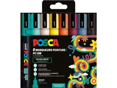 Uni POSCA paintmarker PC-5M 8 stuks assorti Retro