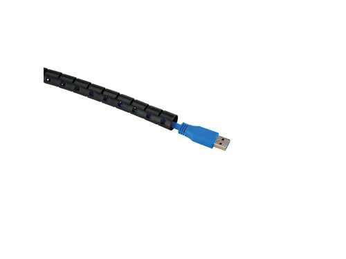 Kabelspiraal Neomounts voor 1-3 kabels 15mm universeel zwart