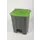 pedaalemmer,1x70l,HxBxD 673x495x412mm,romp PP grijs,deksel PP groen