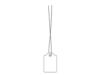 Herma 6902 Hanglabel 15x24mm Wit karton met Rood draad 1000 stuks - 4