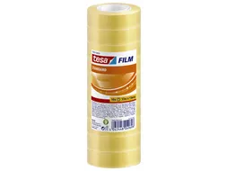 Plakband Tesa film standaard 15mmx33m krimp 10rollen