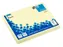 Bloc-mémos 100x75mm jaune bloc de 100 feuillets