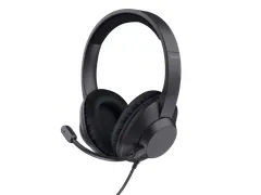 Trust Ayda Max USB-headset met ENC Bedrade hoofdtelefoon Zwart