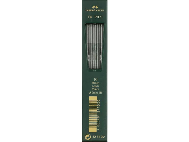 Potloodstiftjes Faber Castell Tk 9071 2.0mm 2b