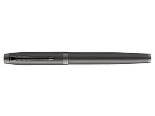 Vulpen Parker IM Monochrome Gun Metal Medium Blauwe inkt - 3