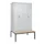 PBM-locker met bank,HxBxD 2120x1200x815mm,4vak,vak B 300mm