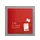 glasmagneetbord Sigel Artverum 48x48x1.5cm rood