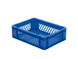 Euronorm-Stapelbak 10l H X L X B 120x400x300mm Blauw