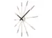 Wandklok NeXtime Plug Inn 58cm lavendel RVS