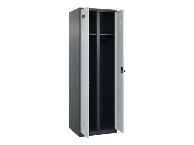 locker voor scheiding van kleding,HxBxD 1850x600x500mm,2vak