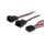 30cm 4-pins Splitterkabel Y-adapter voor Ventilatorvoeding F/M