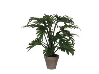 Kunstplant Mica Philodendron selloum groen in pot 50x60cm - 2