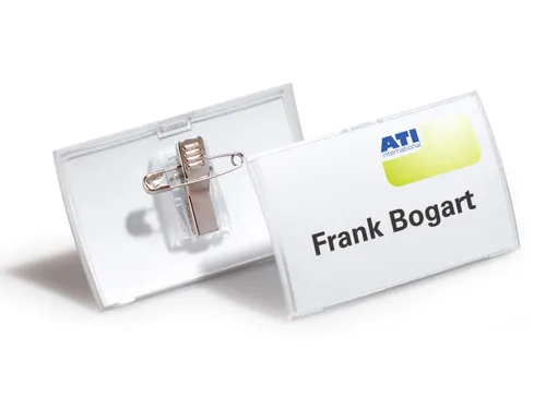 Badge Durable 8211 Click Fold met combiklem 40x75mm