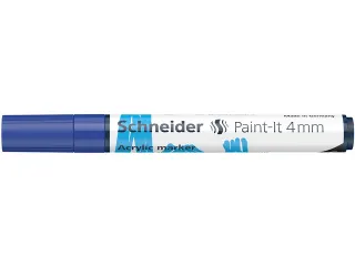 Acrylmarker Schneider Paint-It 320 4mm blauw - 1