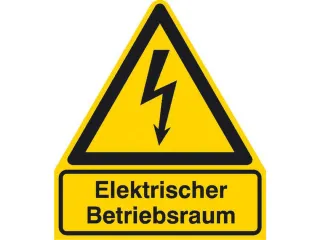 waarschuwings-combibord,v. binnen/buiten,Elektrische bedrijfsruimte - 1