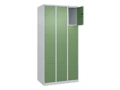 lockerkast,HxBxD 1850x900x500mm,3x4vakken,vak B 300mm,cil.-slot