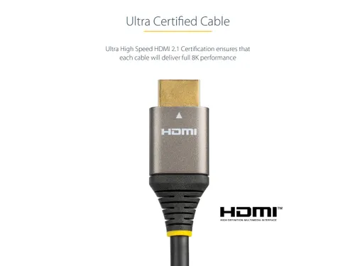 HDMI 2 Meter Gecertificeerde Ultra High Speed HDMI Kabel 48Gbps - 8K 6