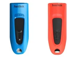 Sandisk ULTRA USB 3.0 USB Stick 32GB Duo Pack Blauw/rood